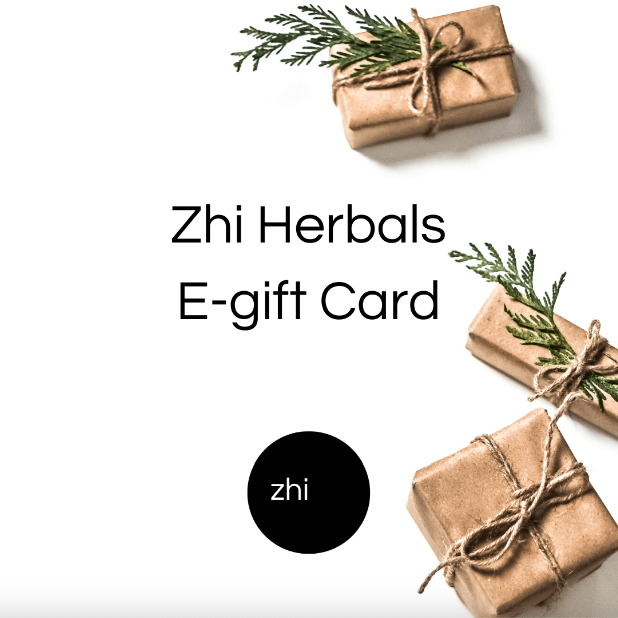 Zhi Herbals gift card